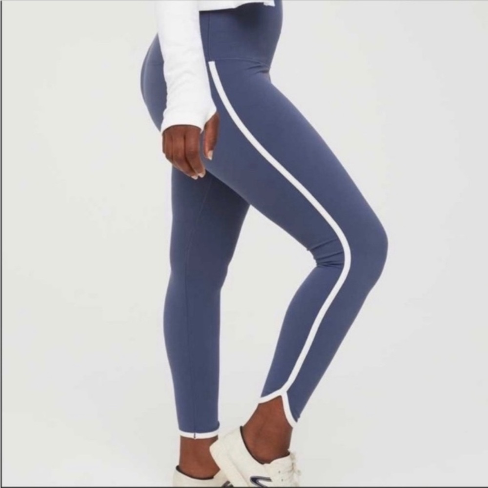 Aerie Offine Real Me Xtra Track Stripe Leggings M Lilac